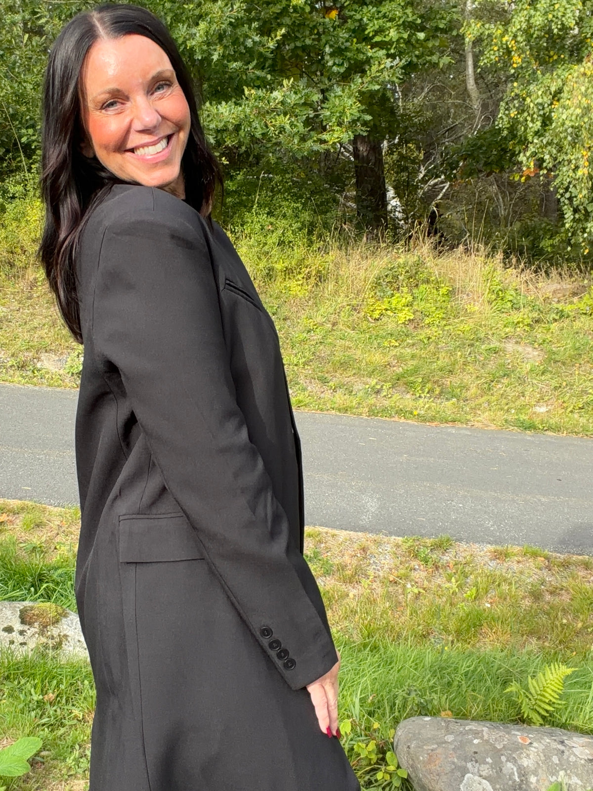 Long Structured Coat – Black