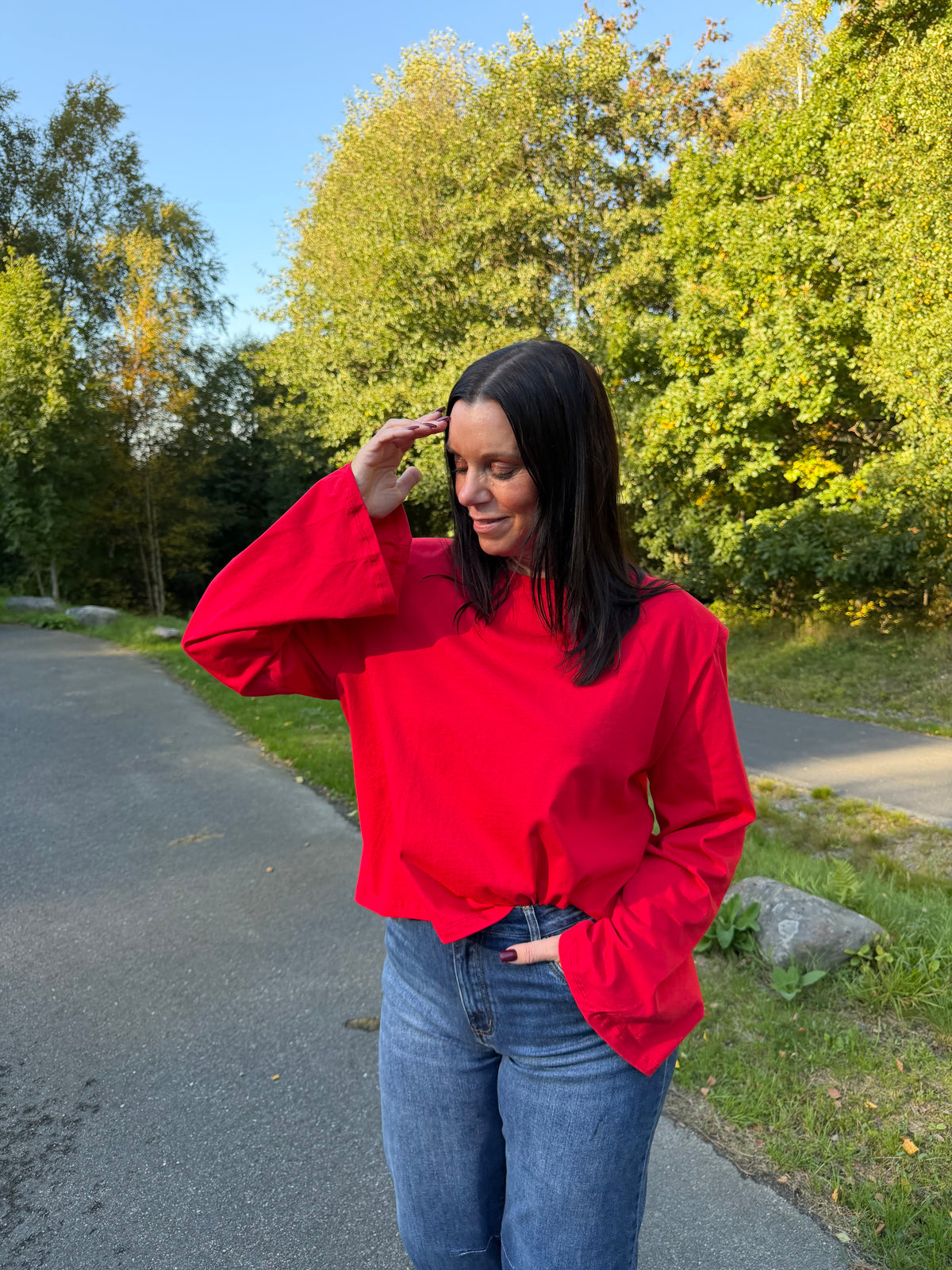 Ruby Long Sleeve – Red