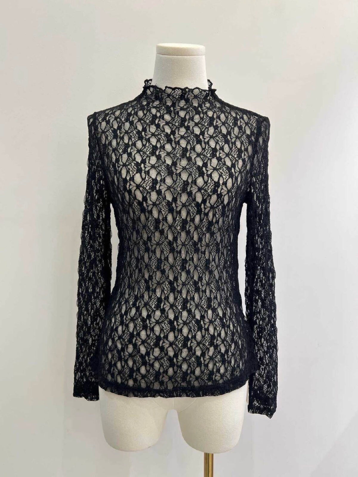 Lace Top- Black