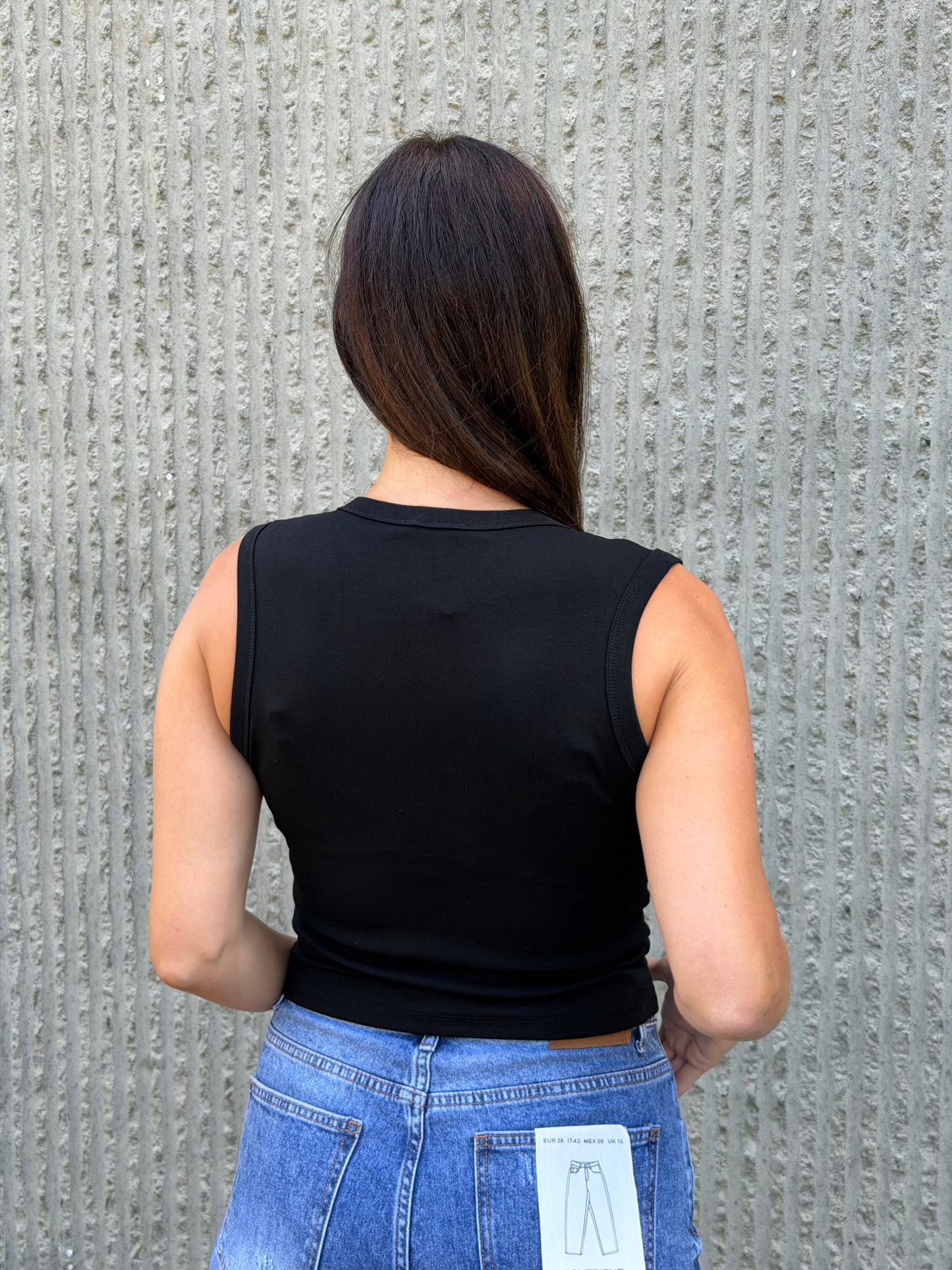 MCL V-Neck Tank- Black