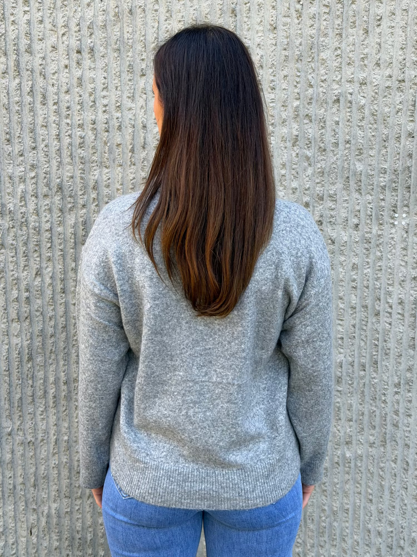 Sienna Turtleneck Knit- Grey