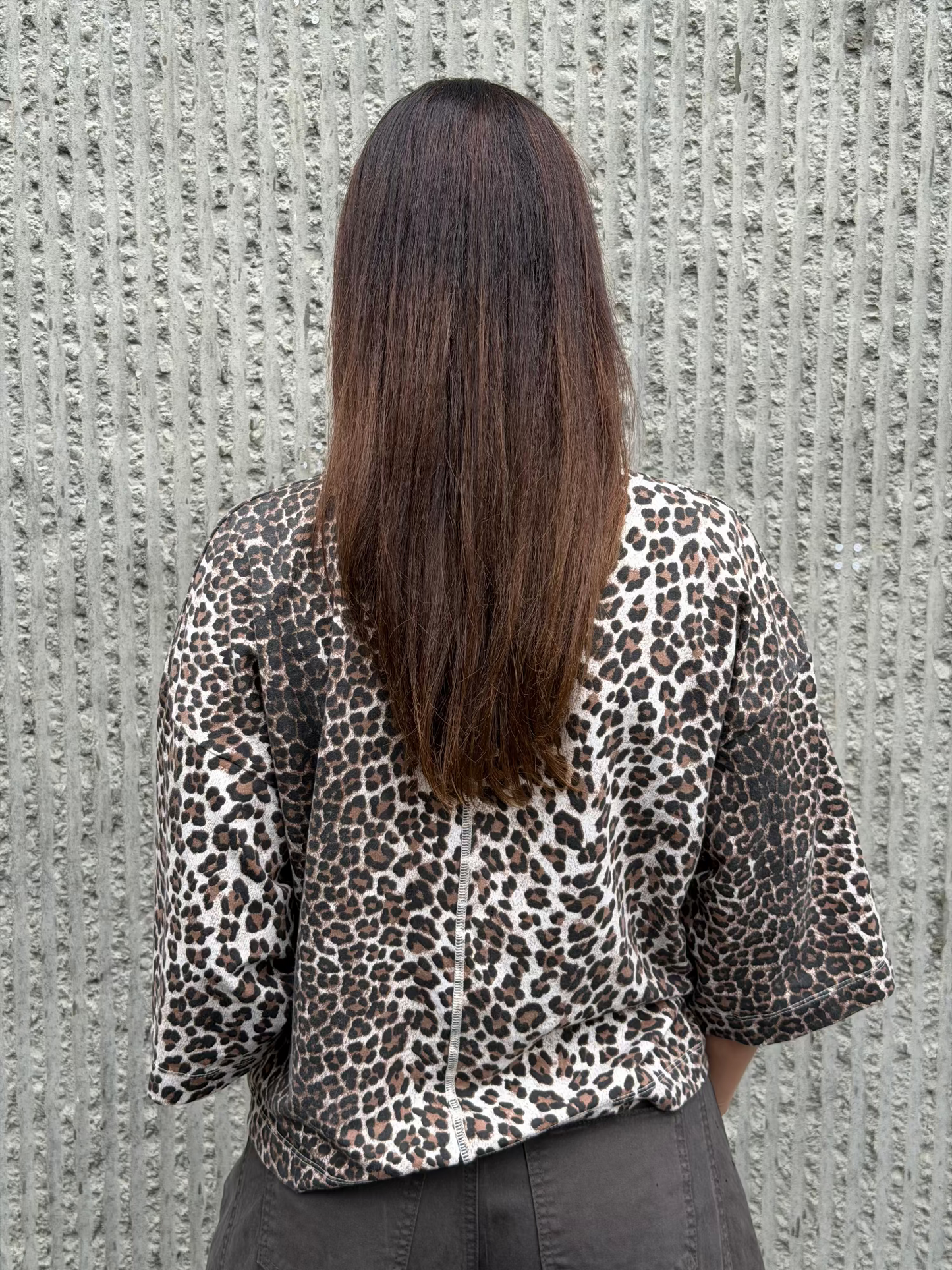 Relaxed Top- Leopard