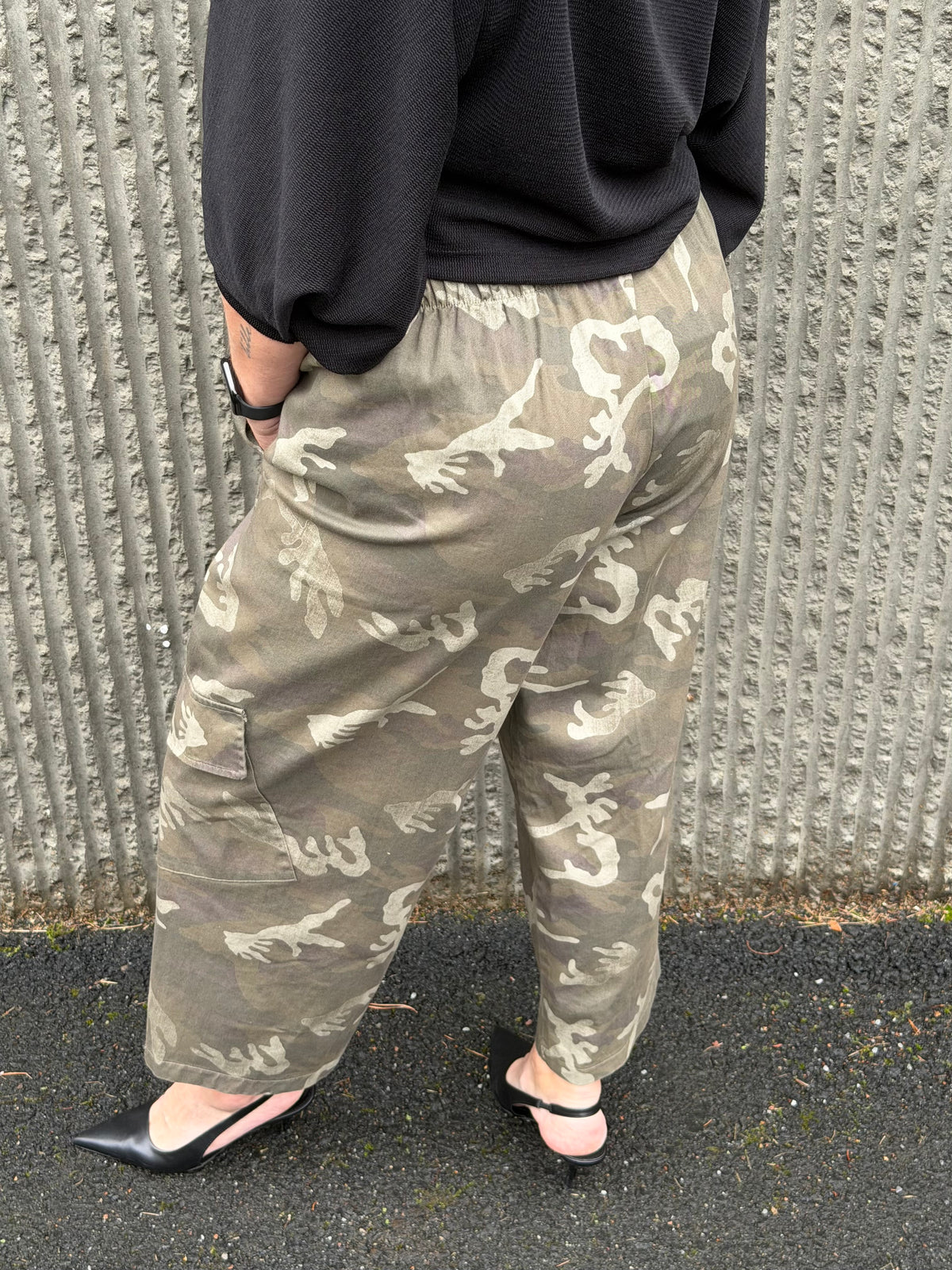 Camo Cargo Byxa