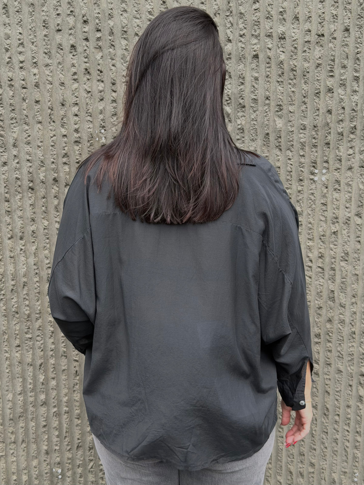 Sienna Silk Tunic – Black