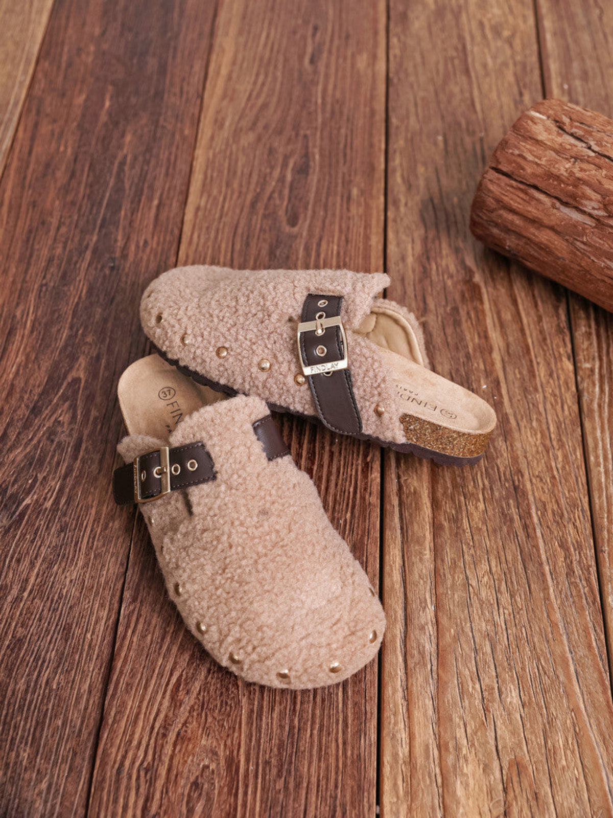 Teddy Slip In- Beige