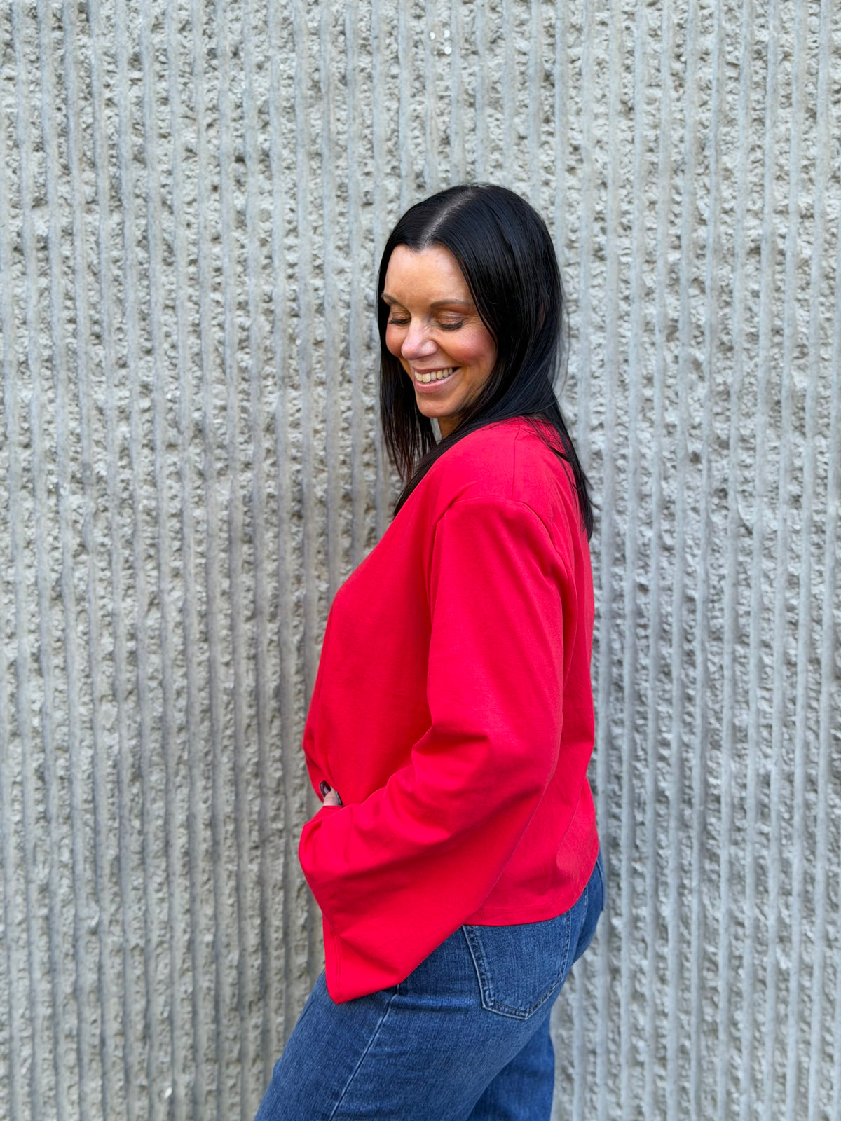 Ruby Long Sleeve – Red