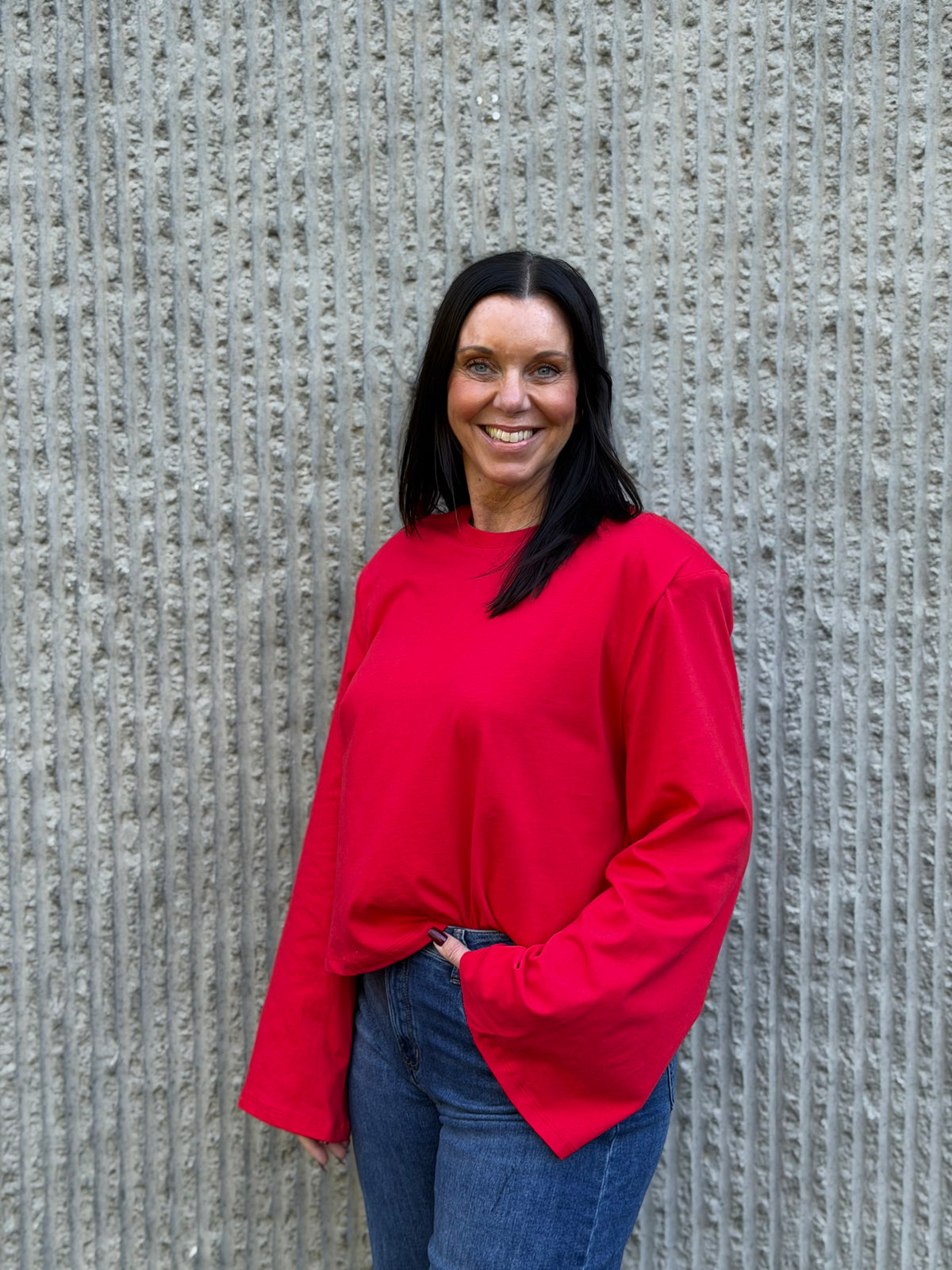 Ruby Long Sleeve – Red