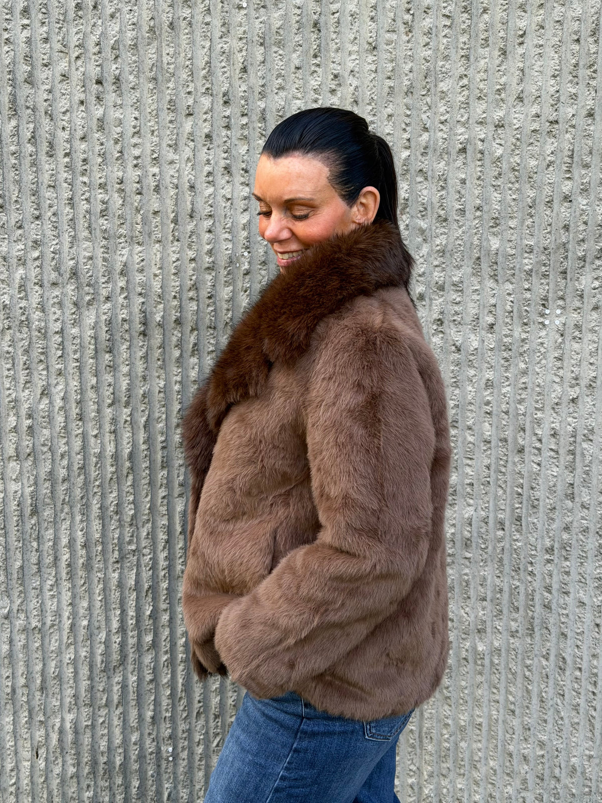 Reversible Jacket- Brown