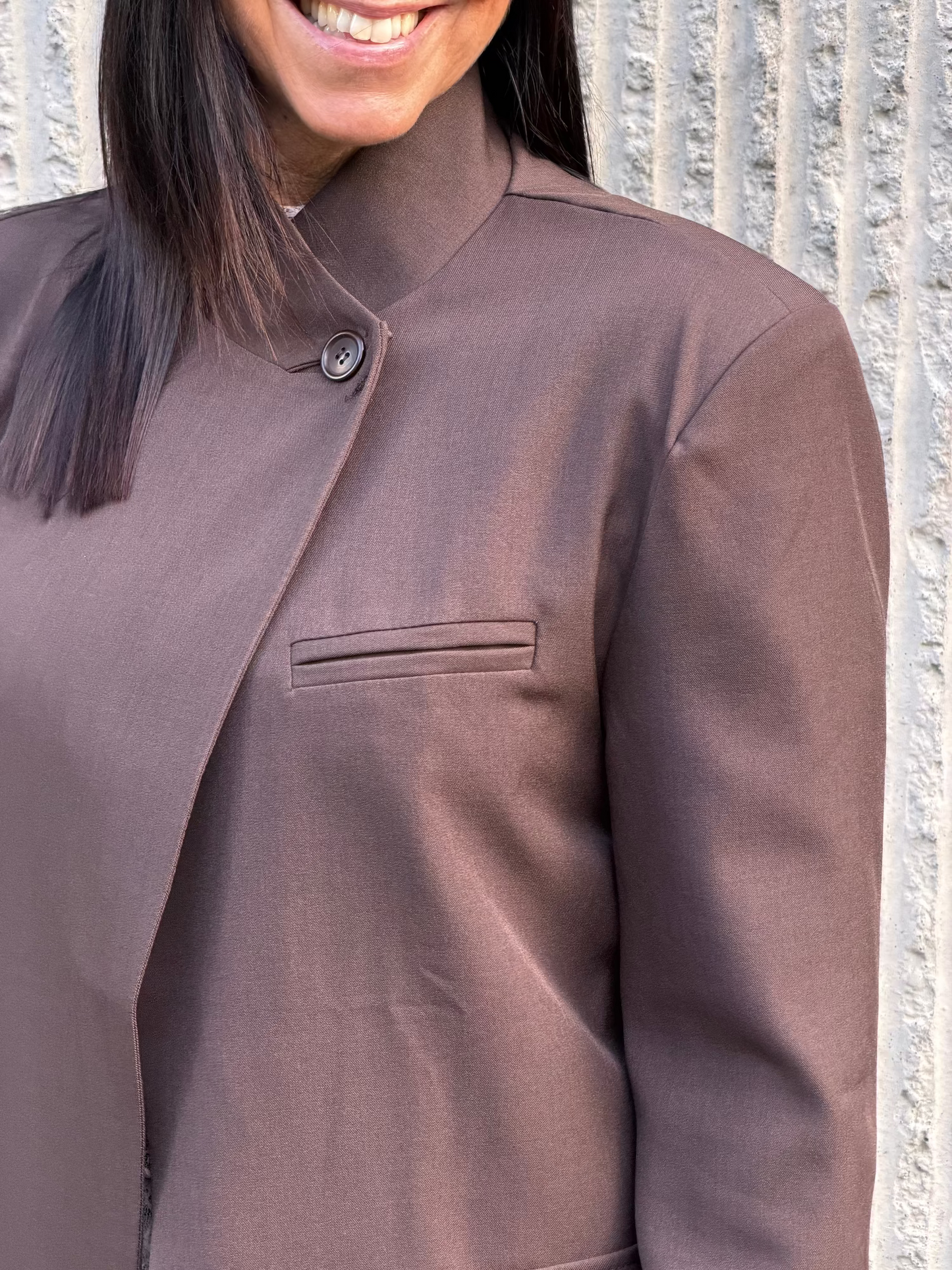 Soft Shape Blazer – Marron