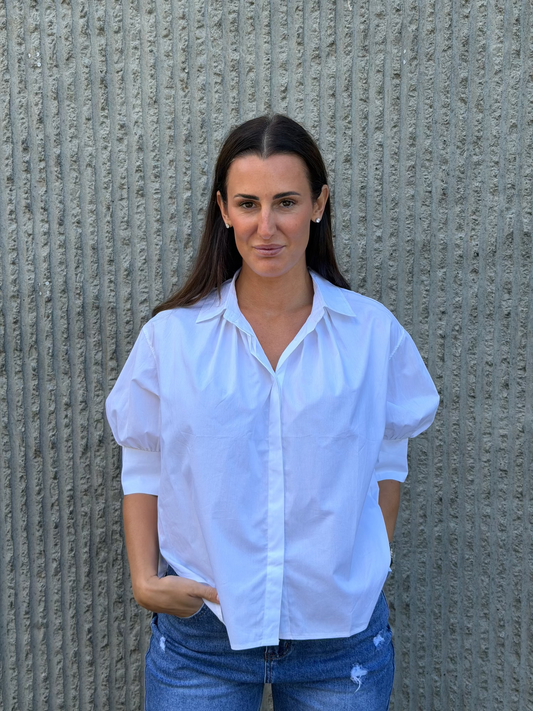 Everyday Cotton Shirt- White