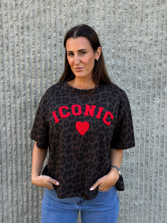 Iconic Leo Tee- Red