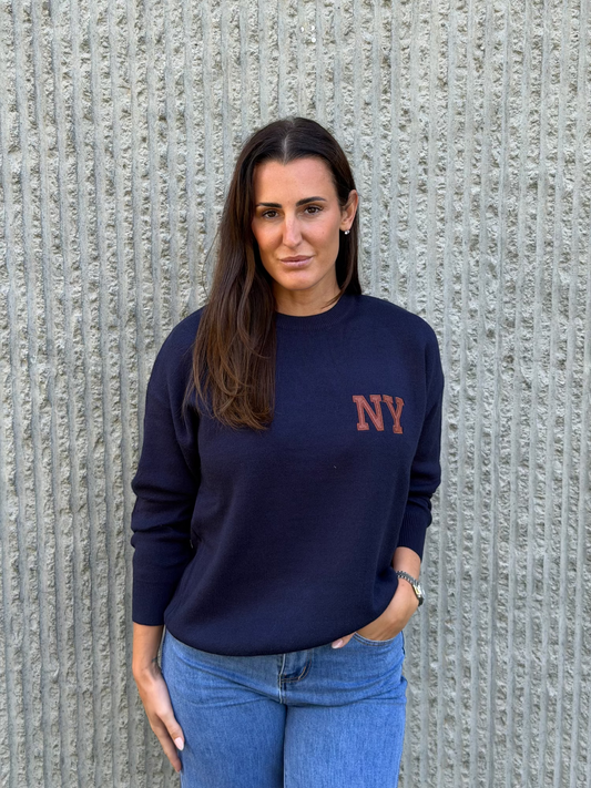 New York Knit- Navy