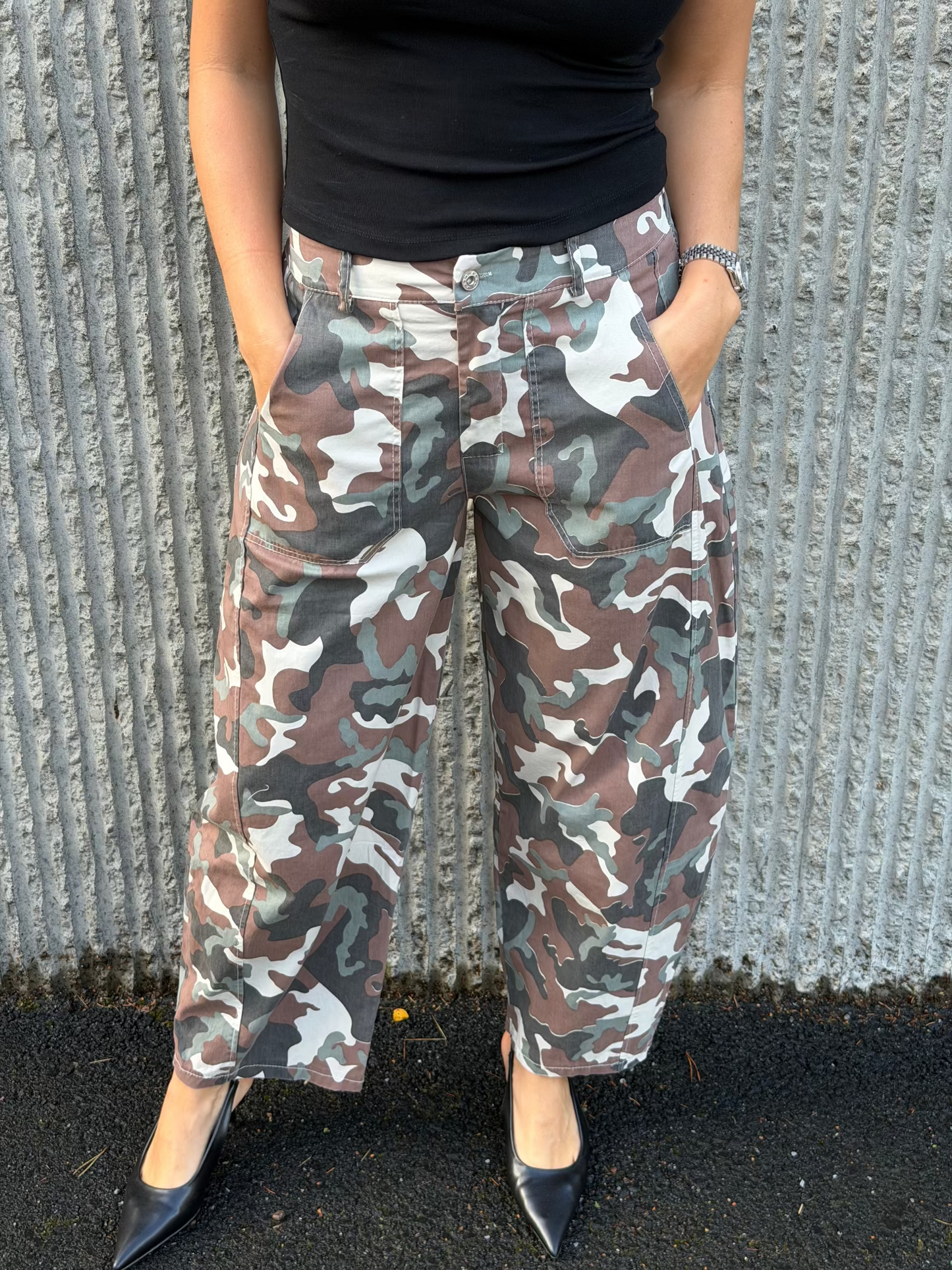 Barrel Pant- Camo