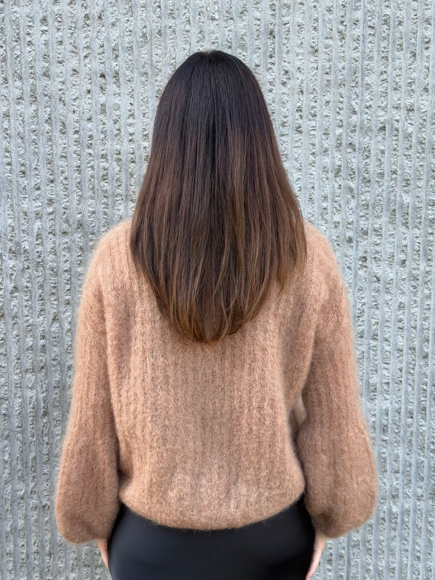 Kid Mohair Sweater- Camel