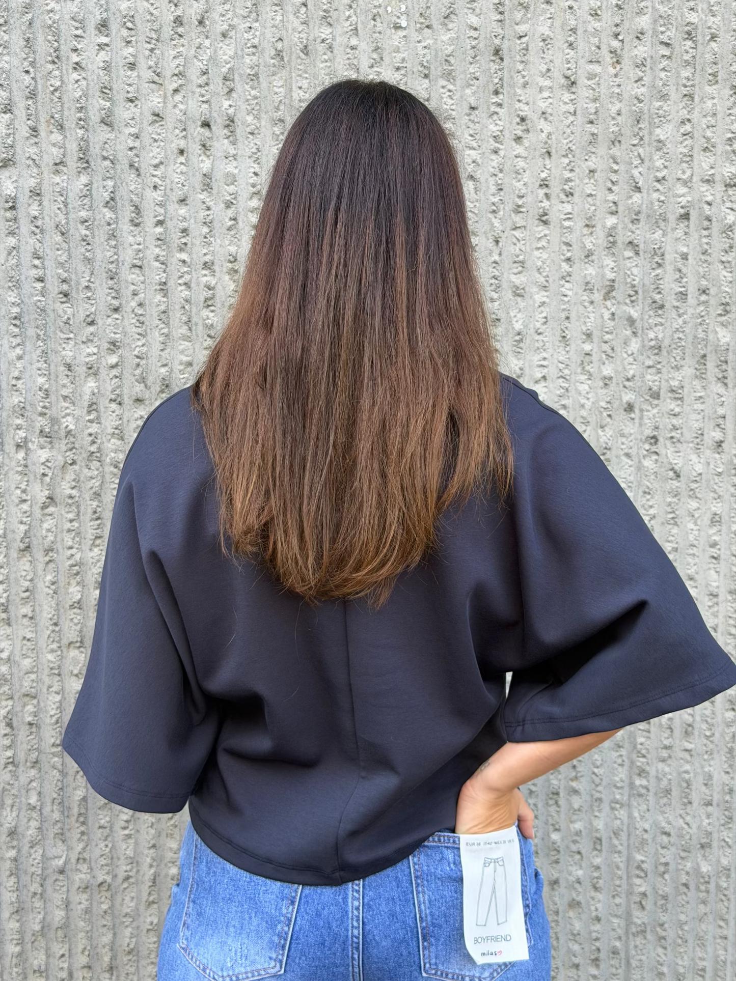 Relaxed Tunic Top- Navy