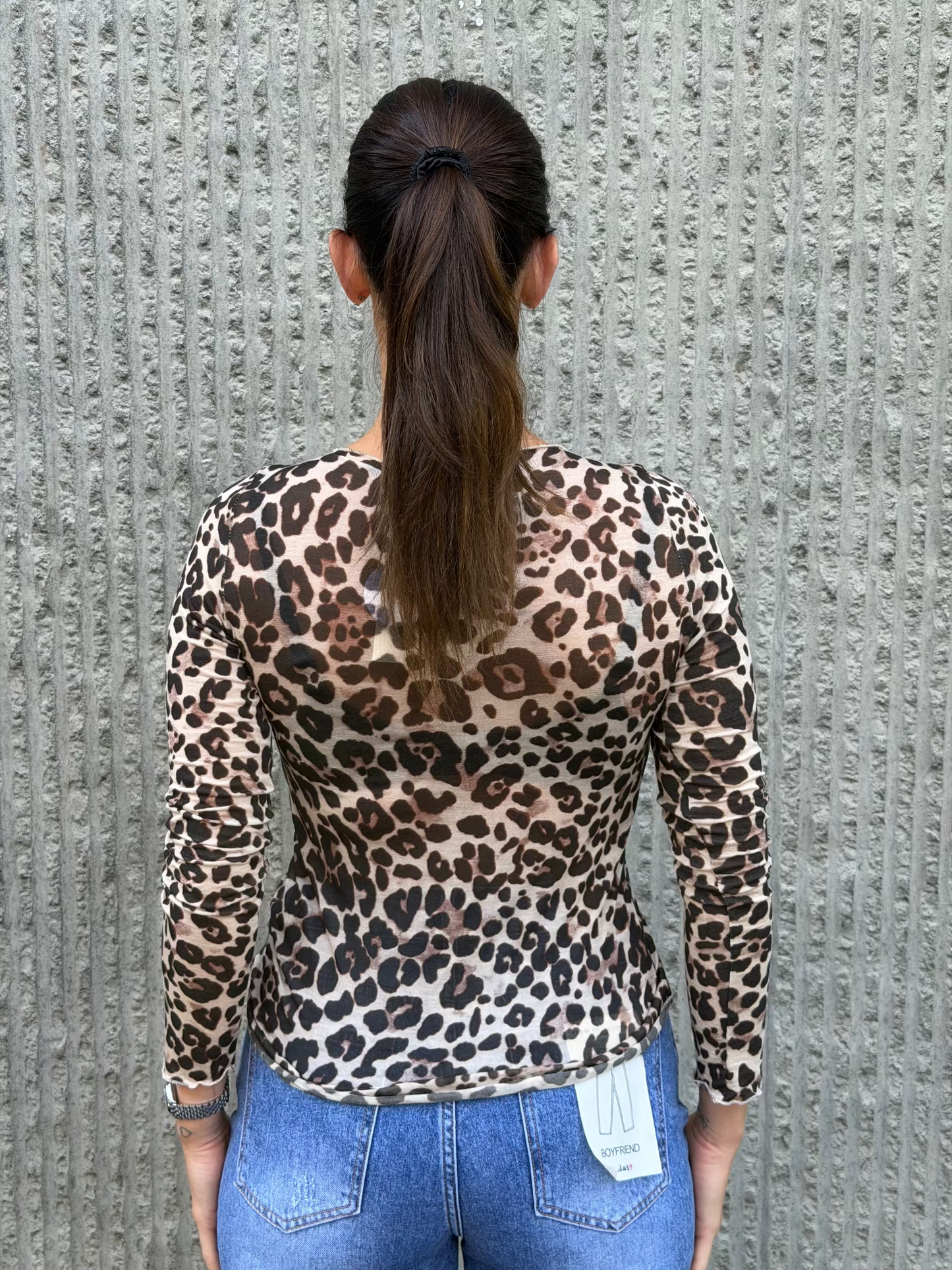 Second Skin Top- Leopard