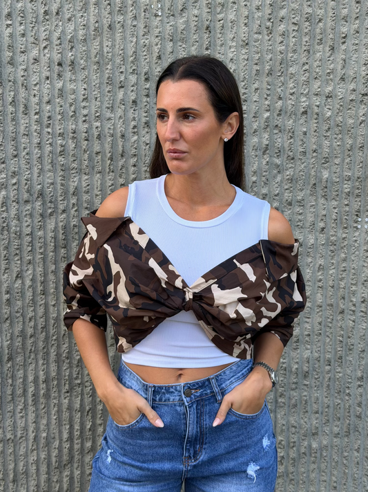 Mila Shirt- Camo