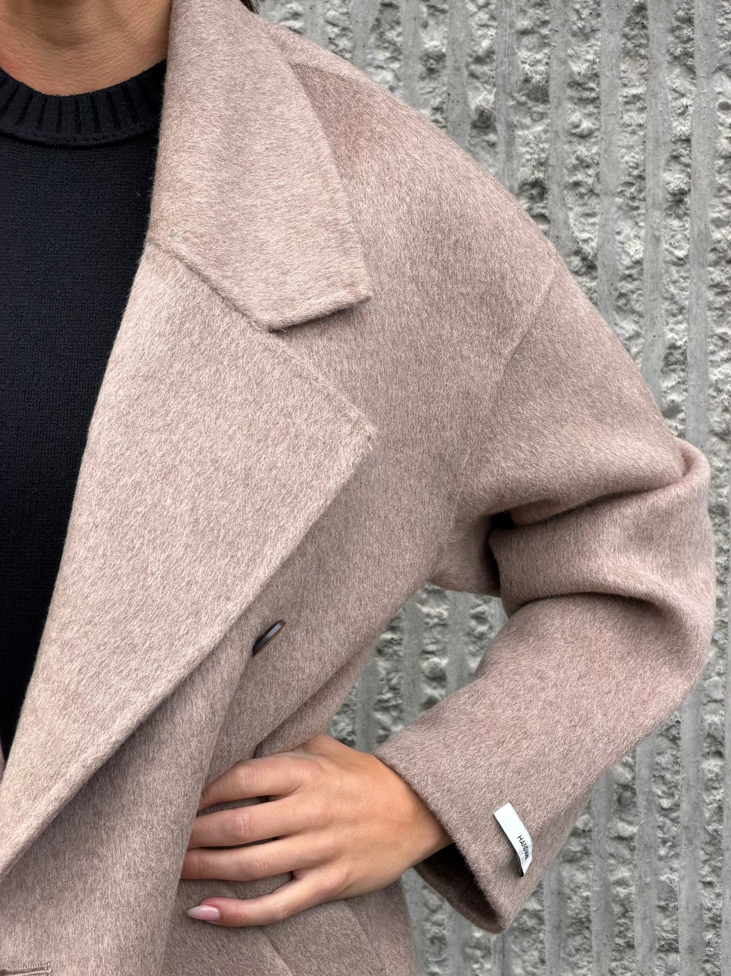 Celine Wool Coat- Taupe
