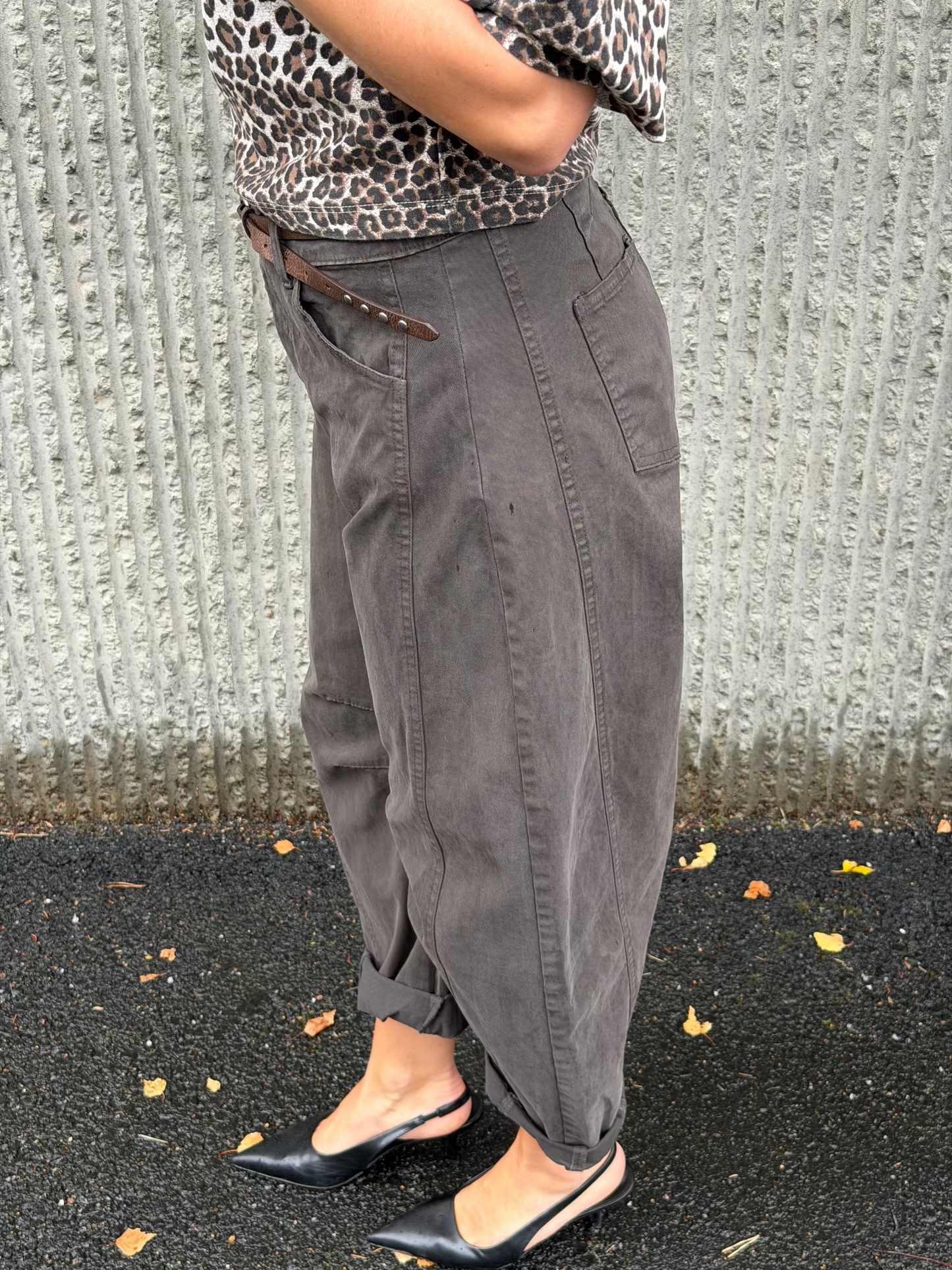 Barrel Pants – Chocolate