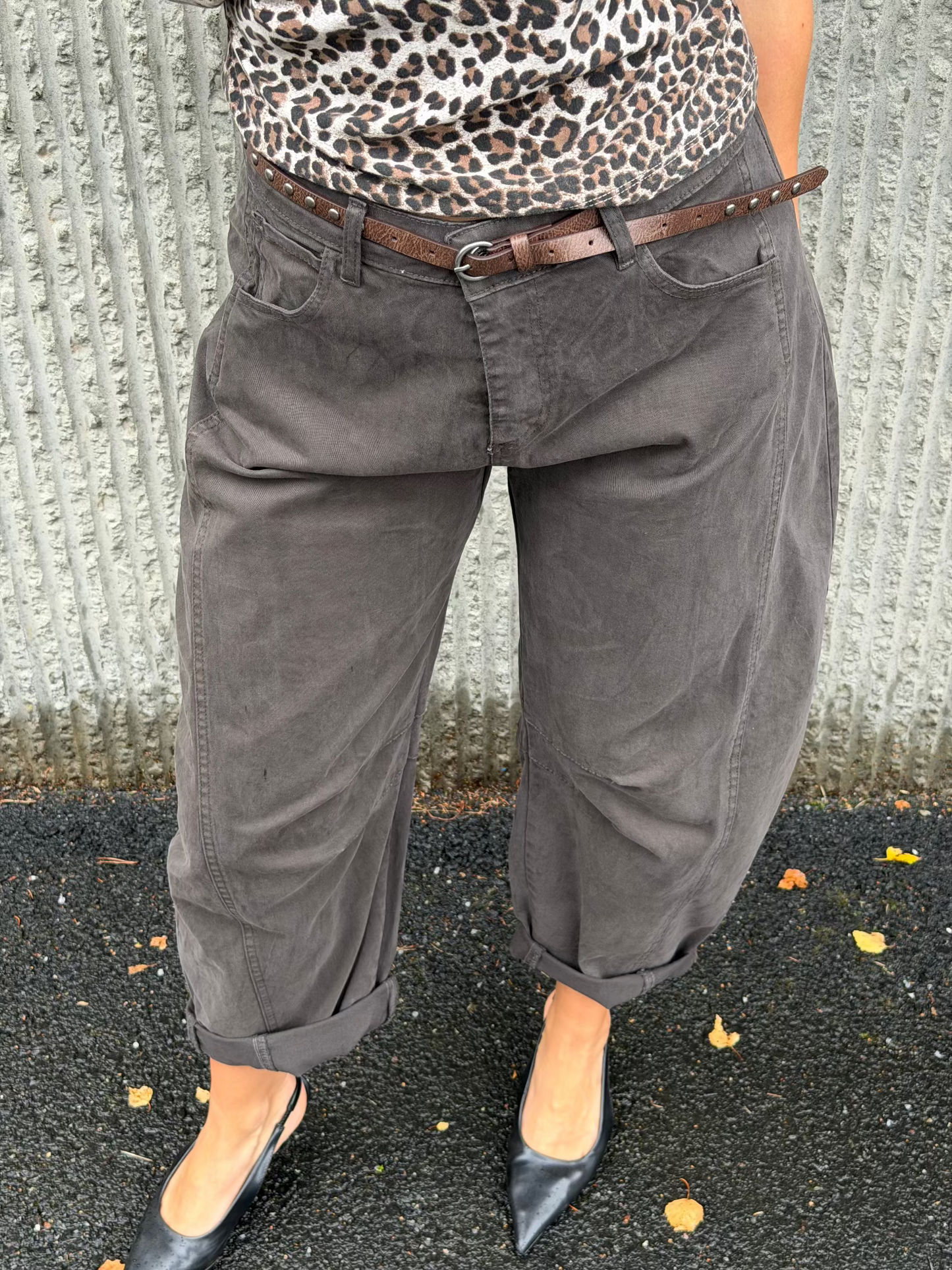 Barrel Pants – Chocolate