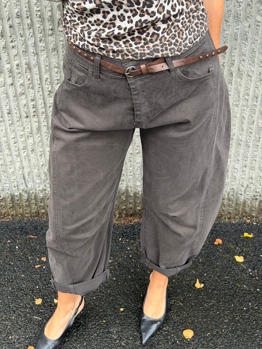 Barrel Pants – Chocolate