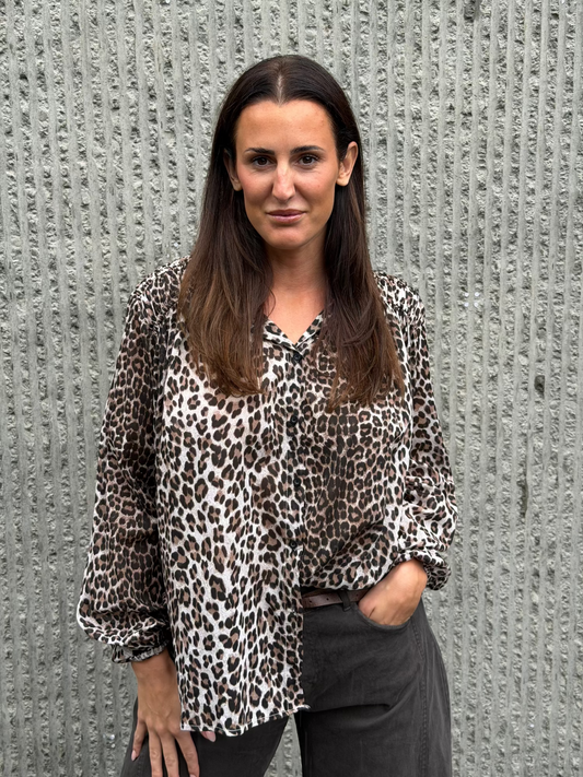 Oversized Shirt- Leopard