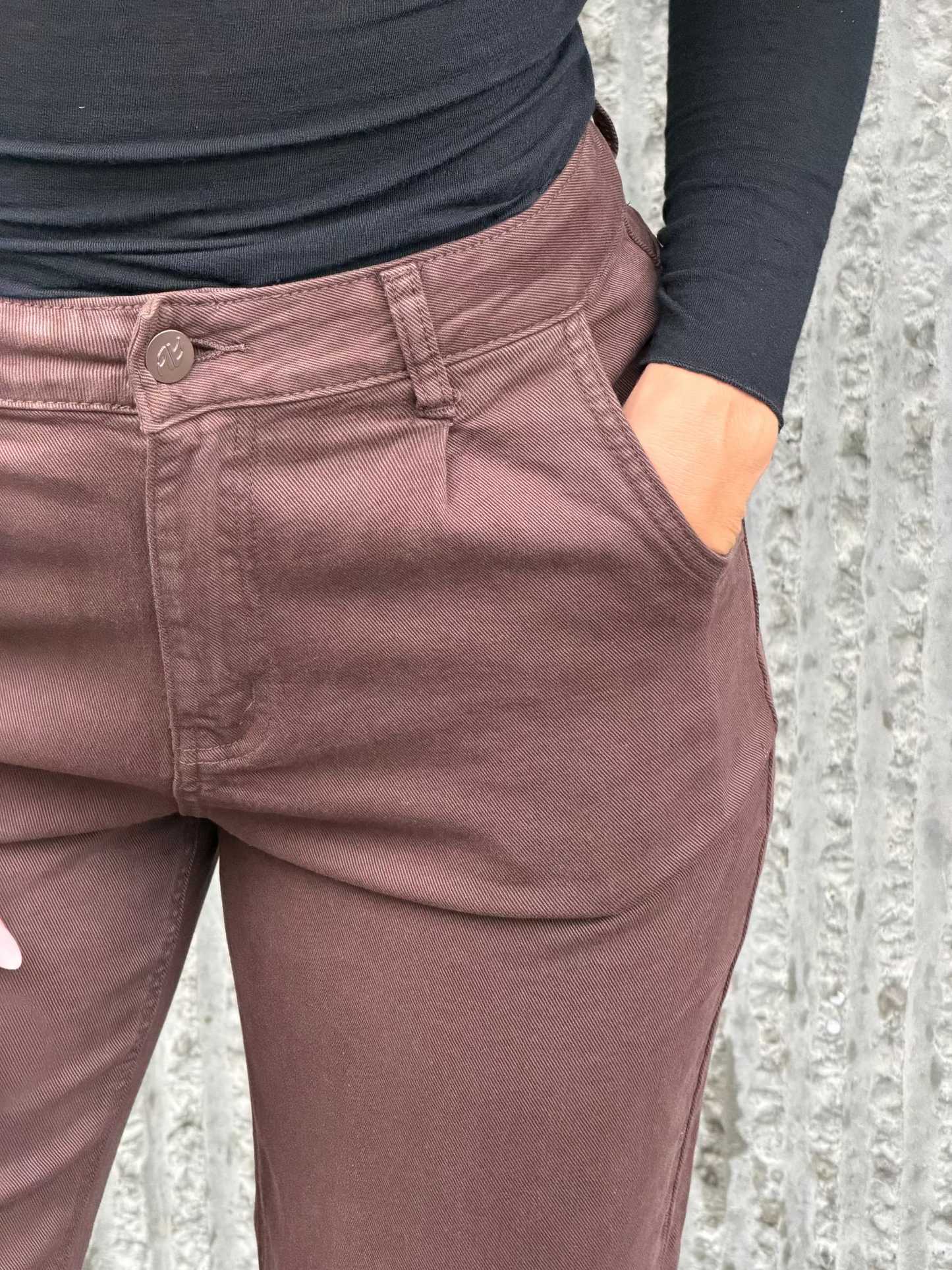 Long Balloon Pants – Brown