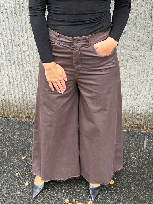 Wide Leg Pant – Chocolate Brown