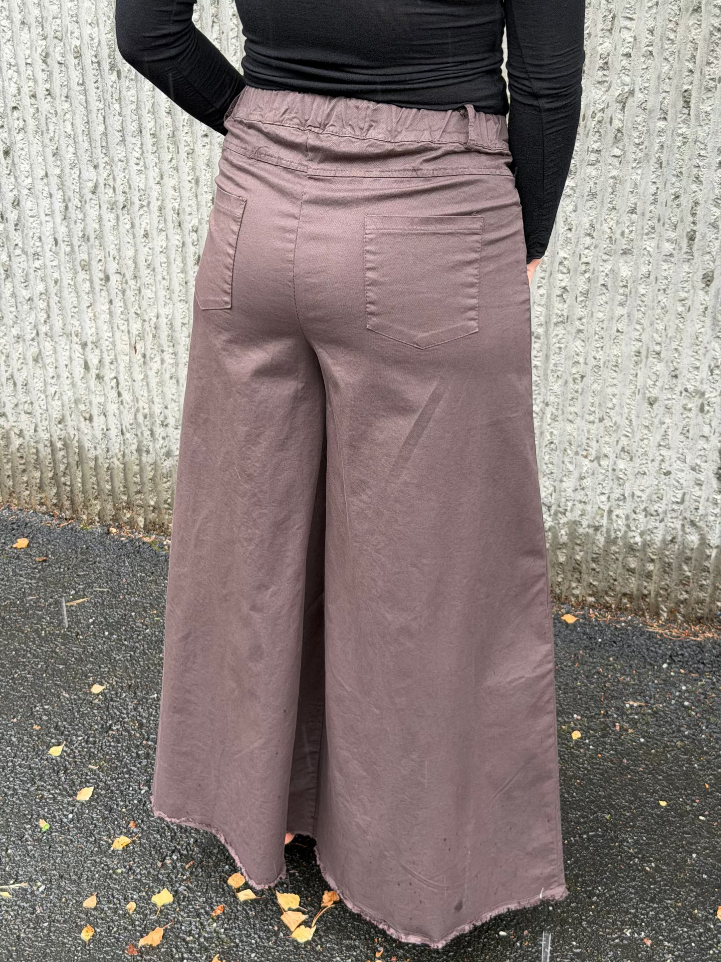 Wide Leg Pant – Chocolate Brown