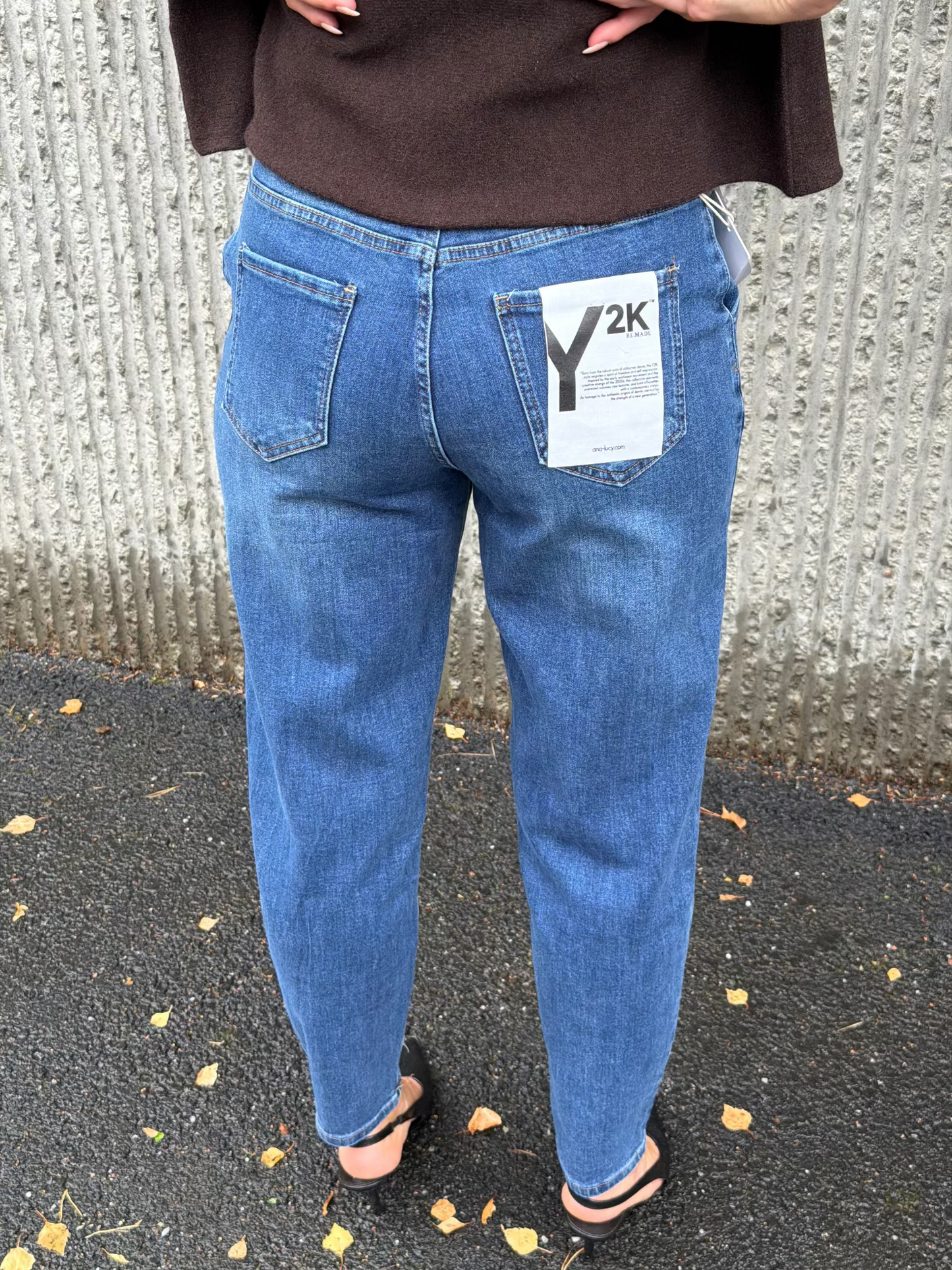 Long Balloon Pants – Dark blue