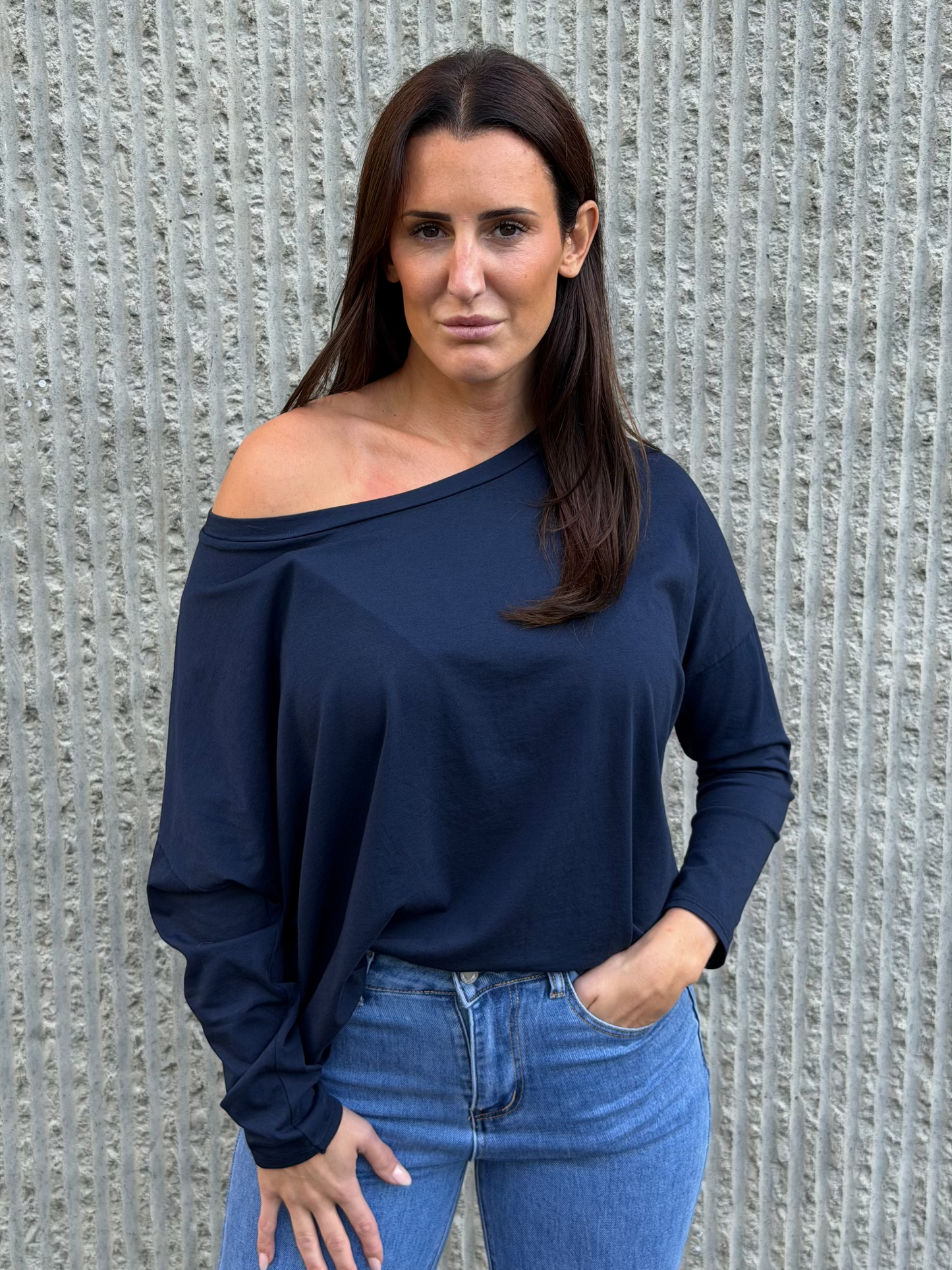 Everyday Soft Long Sleeve- Navy
