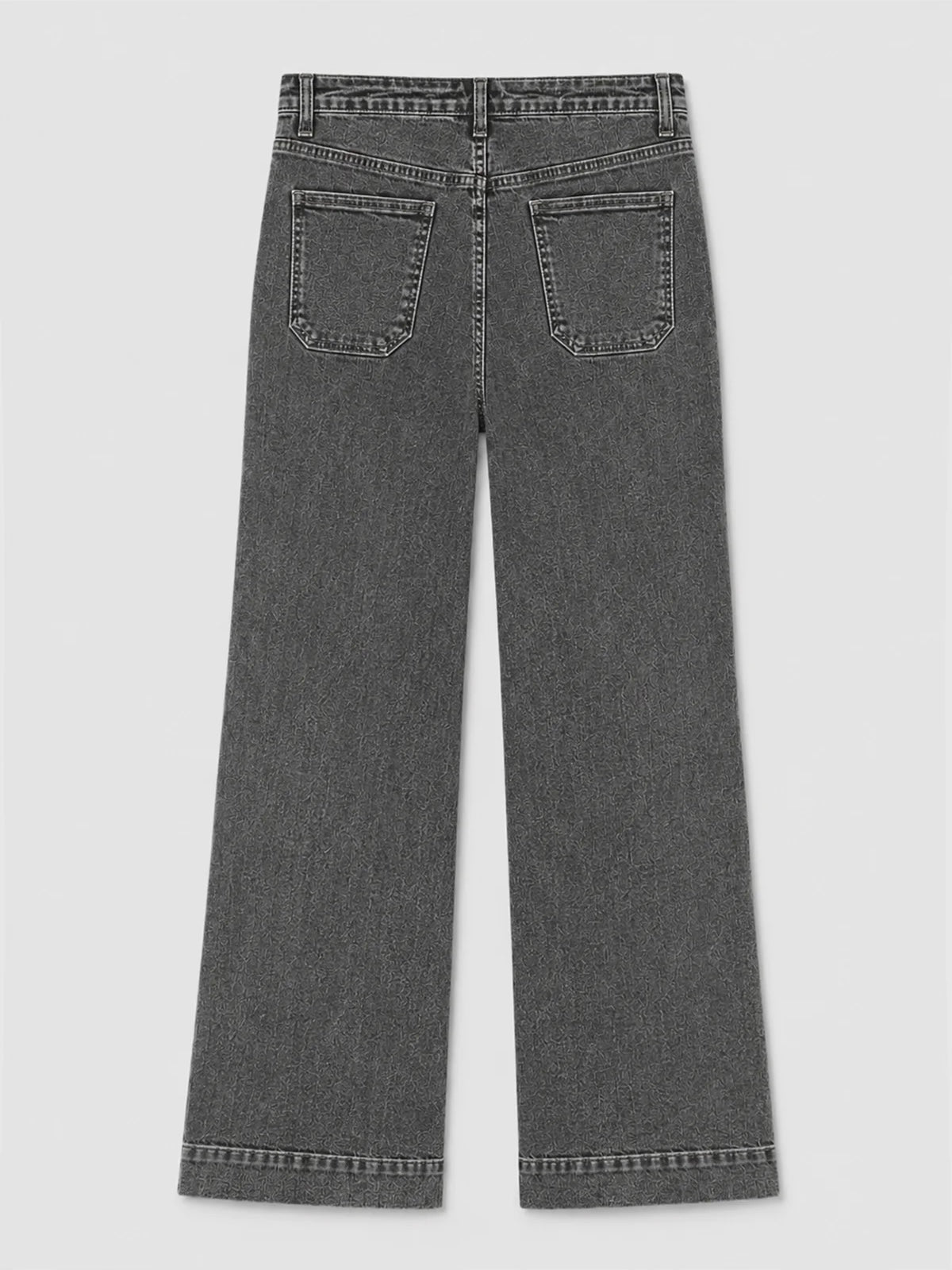 Utility Straight Jeans – Grey