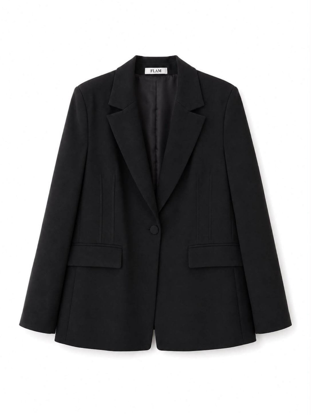 Fitted Blazer- Black
