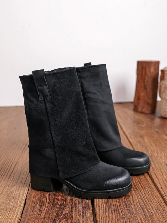 Chunky Boots- Black