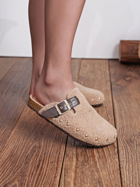 Teddy Slip In- Beige